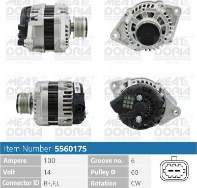 Meat & Doria 5560175 - Генератор autosila-amz.com