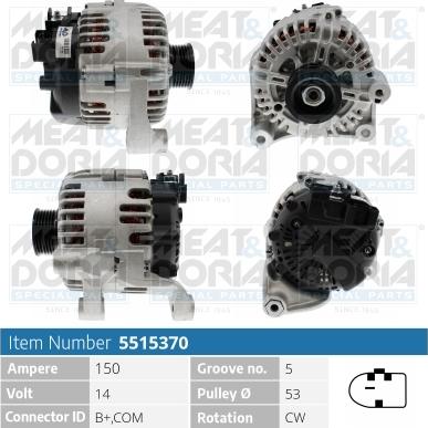 Meat & Doria 5515370 - Генератор autosila-amz.com