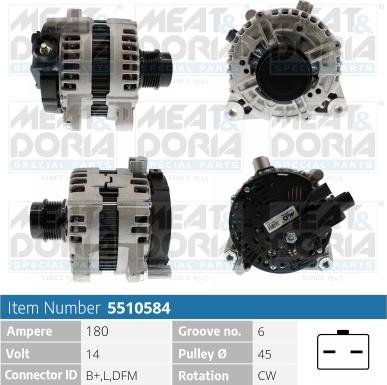 Meat & Doria 5510584 - Генератор autosila-amz.com