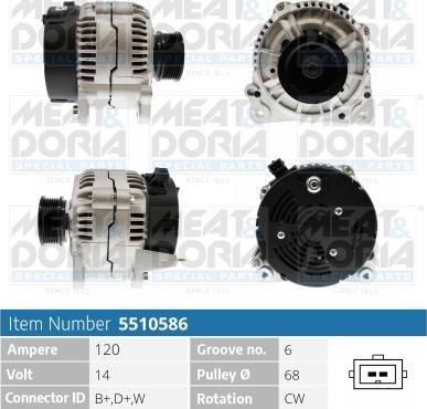 Meat & Doria 5510586 - Генератор autosila-amz.com