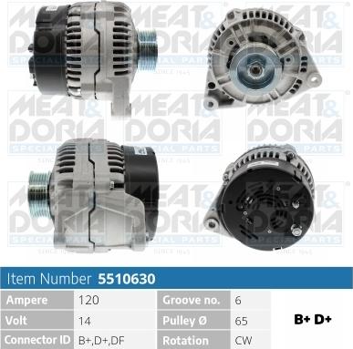 Meat & Doria 5510630 - Генератор autosila-amz.com