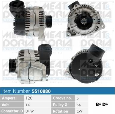 Meat & Doria 5510880 - Генератор autosila-amz.com