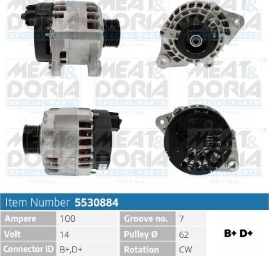 Meat & Doria 5530884 - Генератор autosila-amz.com