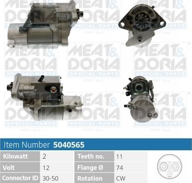 Meat & Doria 5040565 - Стартер autosila-amz.com