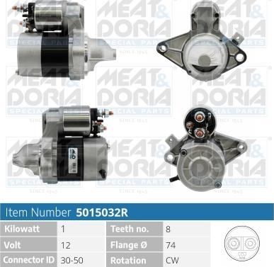 Meat & Doria 5015032R - Стартер autosila-amz.com