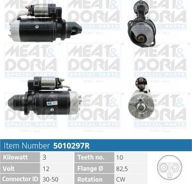 Meat & Doria 5010297R - Стартер autosila-amz.com