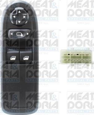 Meat & Doria 26650 - Выключатель, стеклоподъемник autosila-amz.com