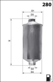 Mecafilter ELE6030 - Фильтр топливный autosila-amz.com