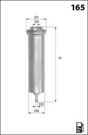 Mecafilter ELG5721 - Топливный фильтр autosila-amz.com