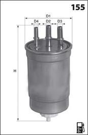 Mecafilter ELG5290 - Топливный фильтр autosila-amz.com