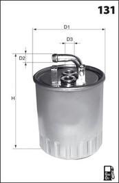 Mecafilter ELG5451 - Топливный фильтр autosila-amz.com