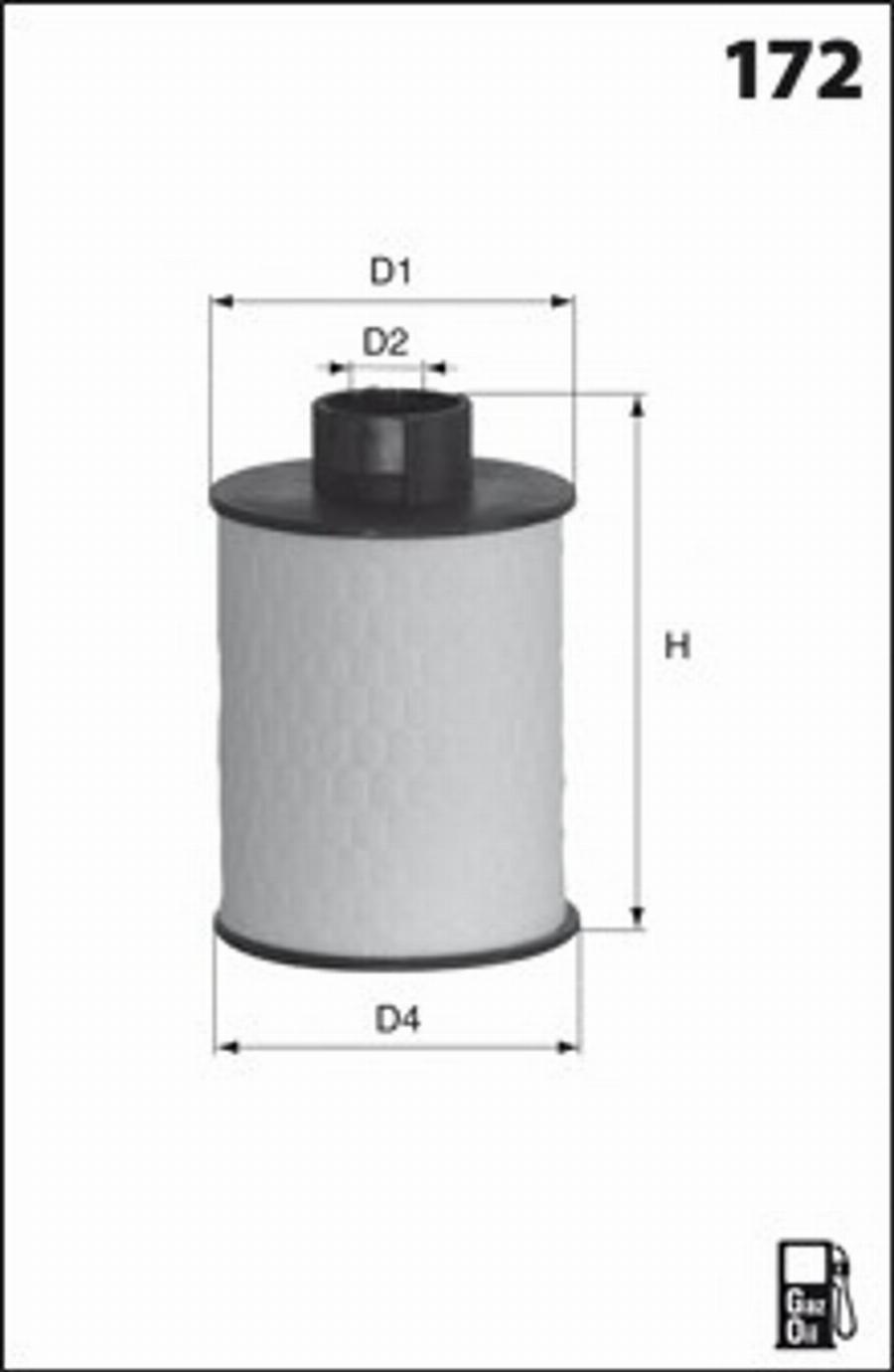 Mecafilter G50 - Топливный фильтр autosila-amz.com