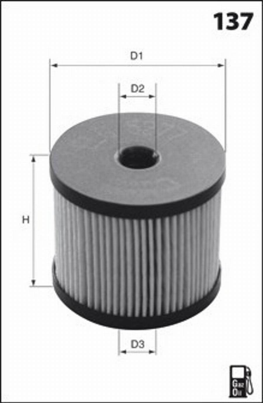 Mecafilter G02 - Топливный фильтр autosila-amz.com