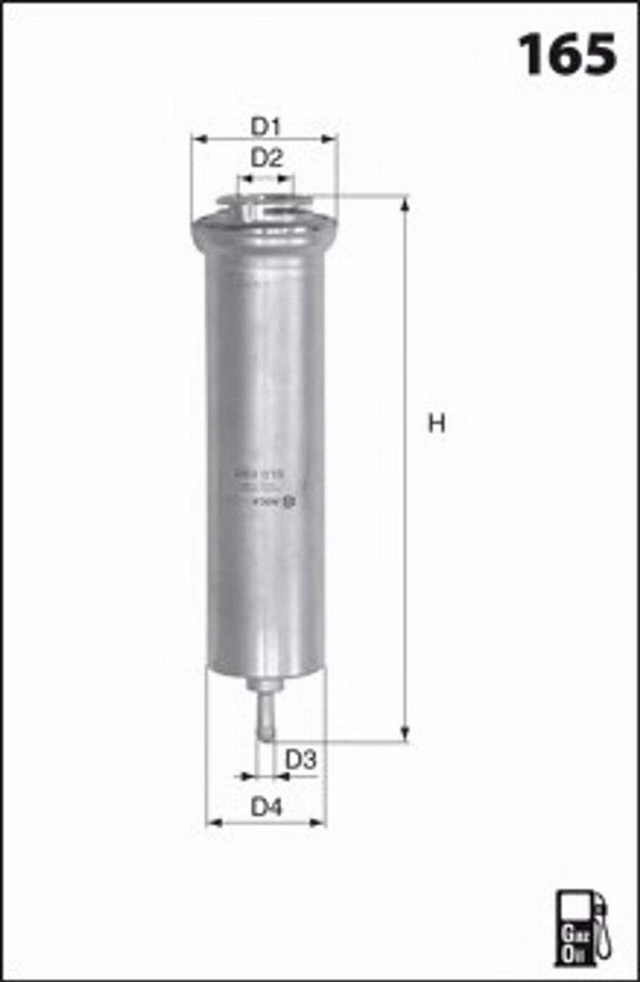 Mecafilter G71 - Топливный фильтр autosila-amz.com