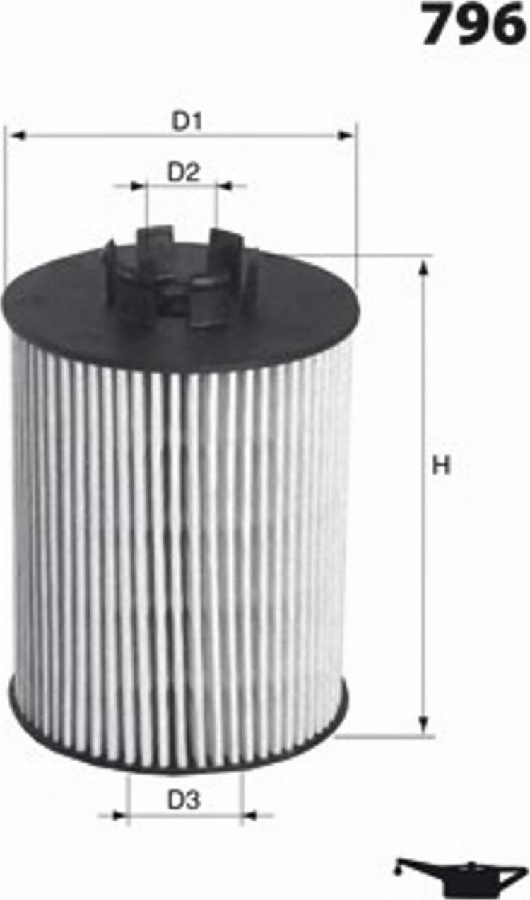 Mecafilter I32 - Масляный фильтр autosila-amz.com