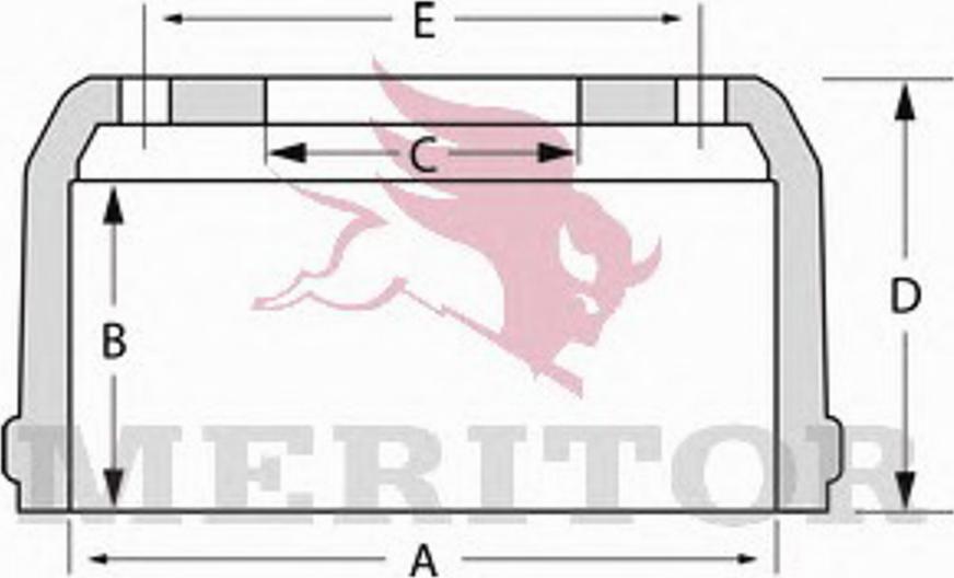 Meritor MBD1010 - Тормозной барабан autosila-amz.com