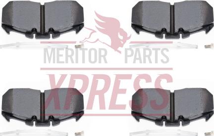 Meritor MDP5065 - Тормозные колодки, дисковые, комплект autosila-amz.com
