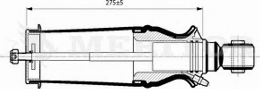 Meritor MLF5109 - Гаситель, крепление кабины autosila-amz.com