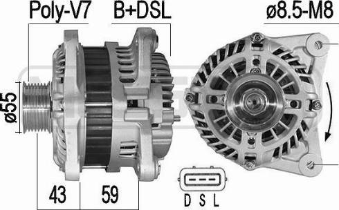 Messmer 209549A - Генератор autosila-amz.com