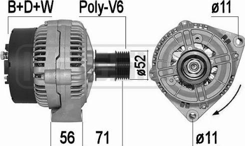 Messmer 209559A - Генератор autosila-amz.com