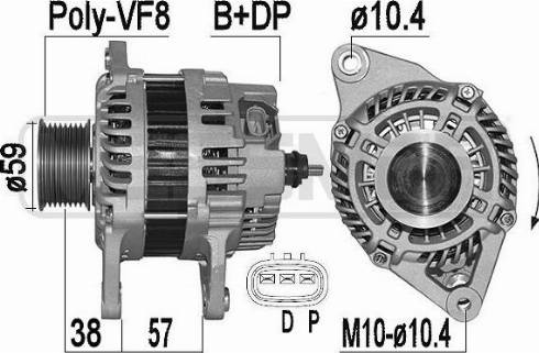 Messmer 209525A - Генератор autosila-amz.com