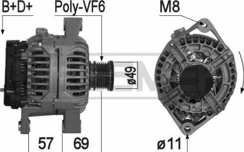 Messmer 209046A - Генератор autosila-amz.com