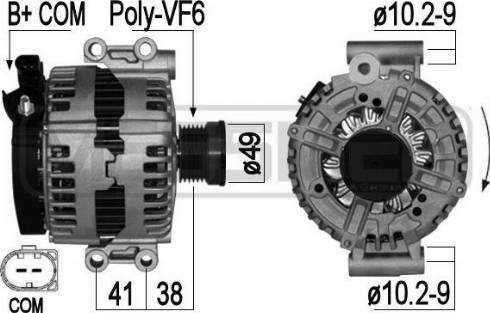 Messmer 209038A - Генератор autosila-amz.com