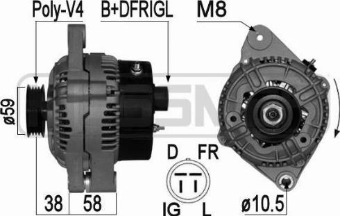 Messmer 209076A - Генератор autosila-amz.com