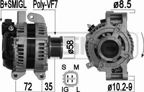 Messmer 209361A - Генератор autosila-amz.com