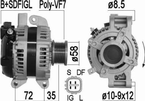 Messmer 209370A - Генератор autosila-amz.com