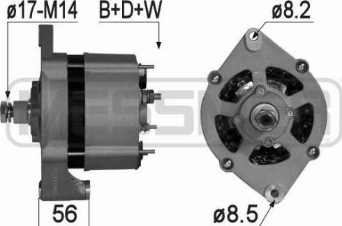 Messmer 209249A - Генератор autosila-amz.com