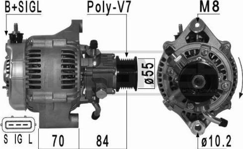 Messmer 210961A - Генератор autosila-amz.com