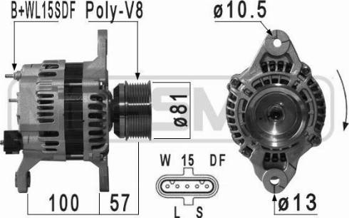 Messmer 210913A - Генератор autosila-amz.com