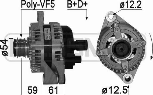 Messmer 210975A - Генератор autosila-amz.com