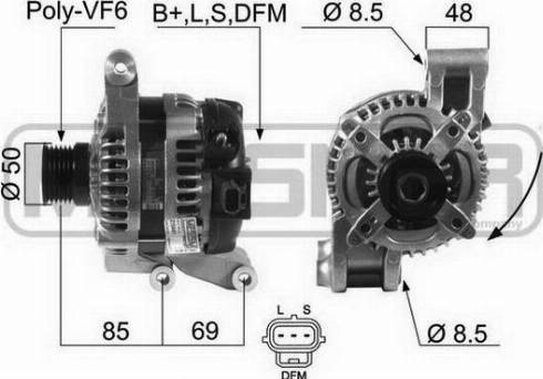 Messmer 210441A - Генератор autosila-amz.com