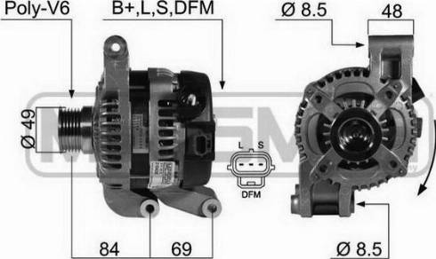 Messmer 210438A - Генератор autosila-amz.com