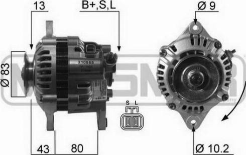 Messmer 210555A - Генератор autosila-amz.com