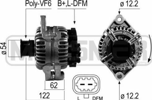 Messmer 210689A - Генератор autosila-amz.com