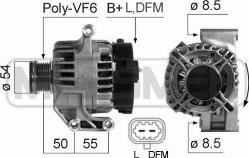 Messmer 210687A - Генератор autosila-amz.com