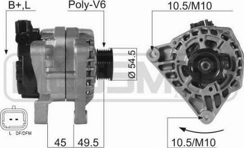 Messmer 210054A - Генератор autosila-amz.com