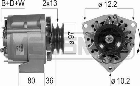 Messmer 210006A - Генератор autosila-amz.com