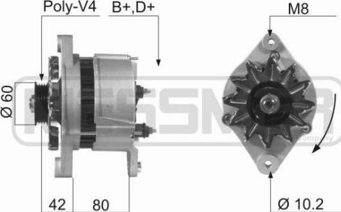 Messmer 210182A - Генератор autosila-amz.com