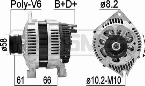 Messmer 210849A - Генератор autosila-amz.com