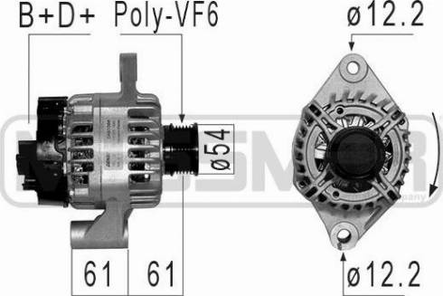 Messmer 210854A - Генератор autosila-amz.com