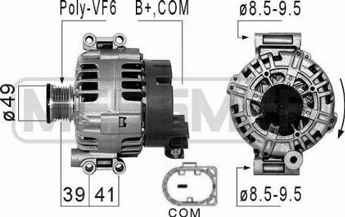 Messmer 210855A - Генератор autosila-amz.com