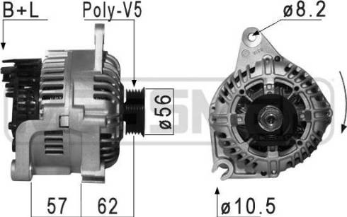 Messmer 210867A - Генератор autosila-amz.com