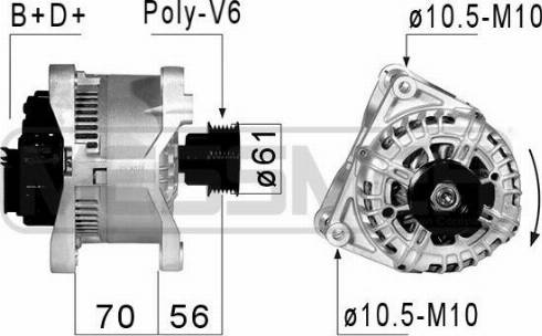 Messmer 210825A - Генератор autosila-amz.com