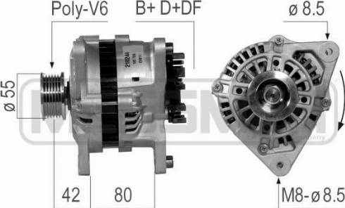 Messmer 210244R - Генератор autosila-amz.com