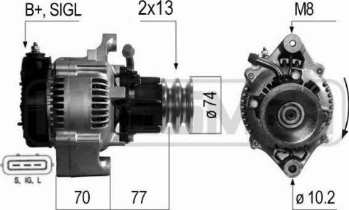 Messmer 210267R - Генератор autosila-amz.com