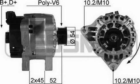 Messmer 210205A - Генератор autosila-amz.com